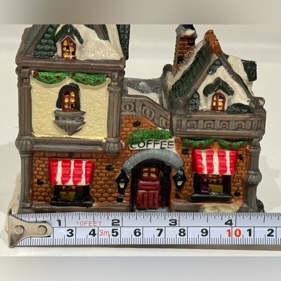Windham Heights 2005 Coffee Shop Christmas Village Miniature Building Light Up - Picture 8 of 11